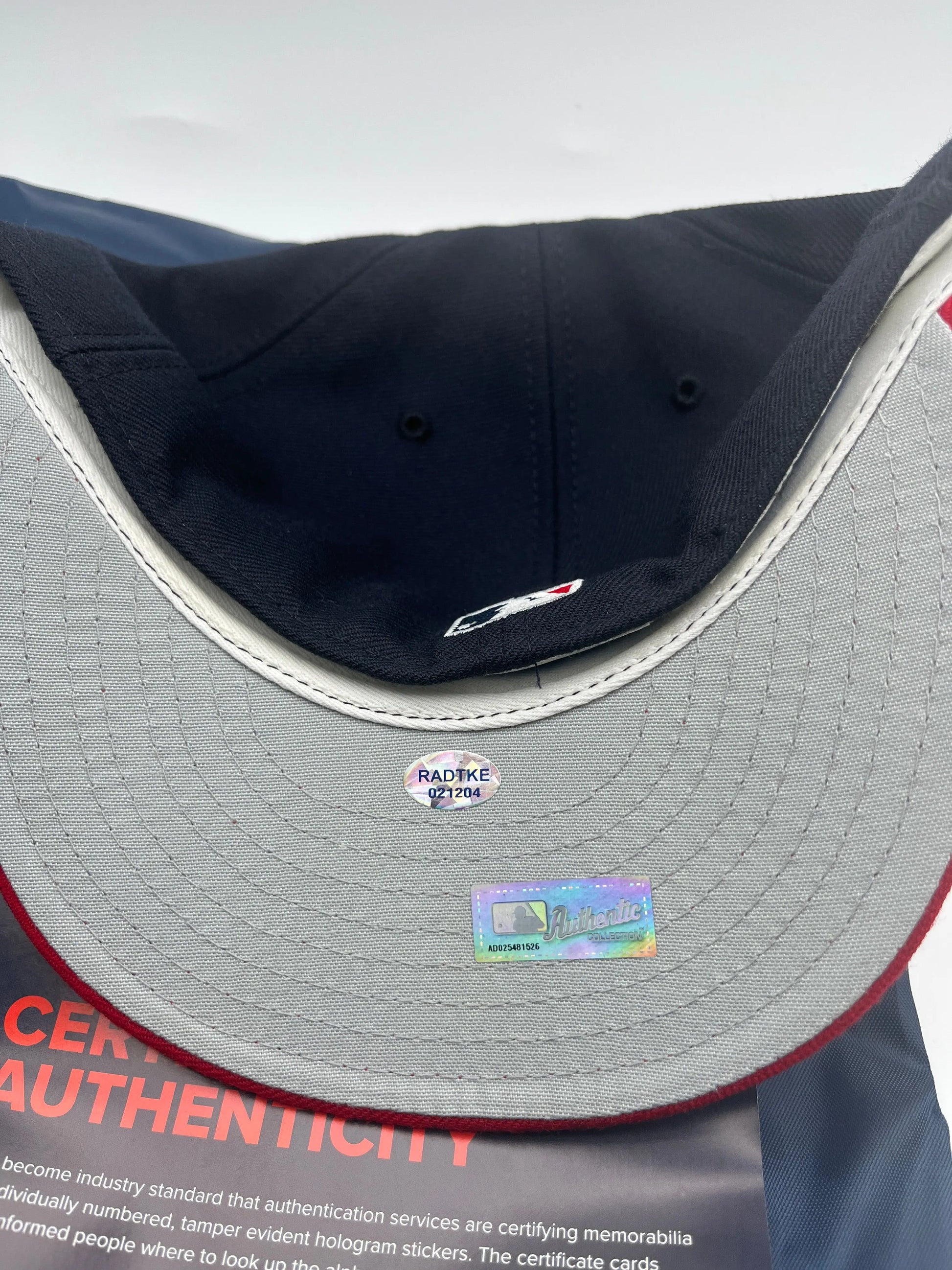 Hit Parade Atlanta Angels - John Smoltz Autographed Baseball Cap/Hat FRENLY BRICKS - Open 7 Days