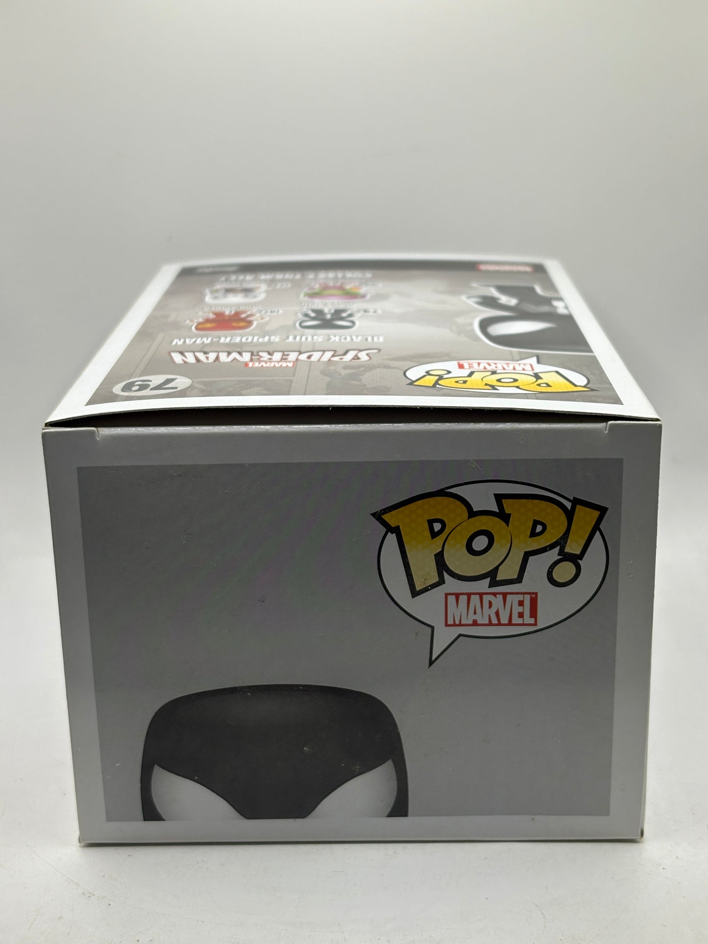 Funko POP! Marvel Spider-Man #79 Black Suit Spider-Man Glow Vinyl Bobblehead (1) image 5