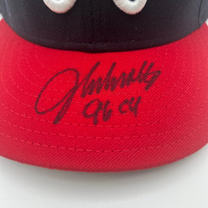 Hit Parade Atlanta Angels - John Smoltz Autographed Baseball Cap/Hat FRENLY BRICKS - Open 7 Days
