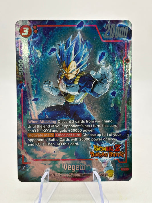 Dragon Ball Super Fusion World - Vegeta FB03-020 SR Alt Art Dokkan Battle FRENLY BRICKS - Open 7 Days