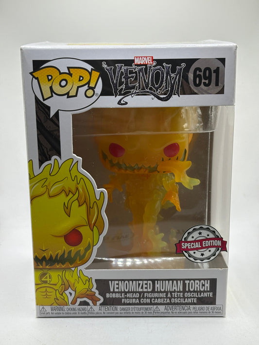Funko POP! Marvel Venom #691 Venomized Human Torch Special Edition product image