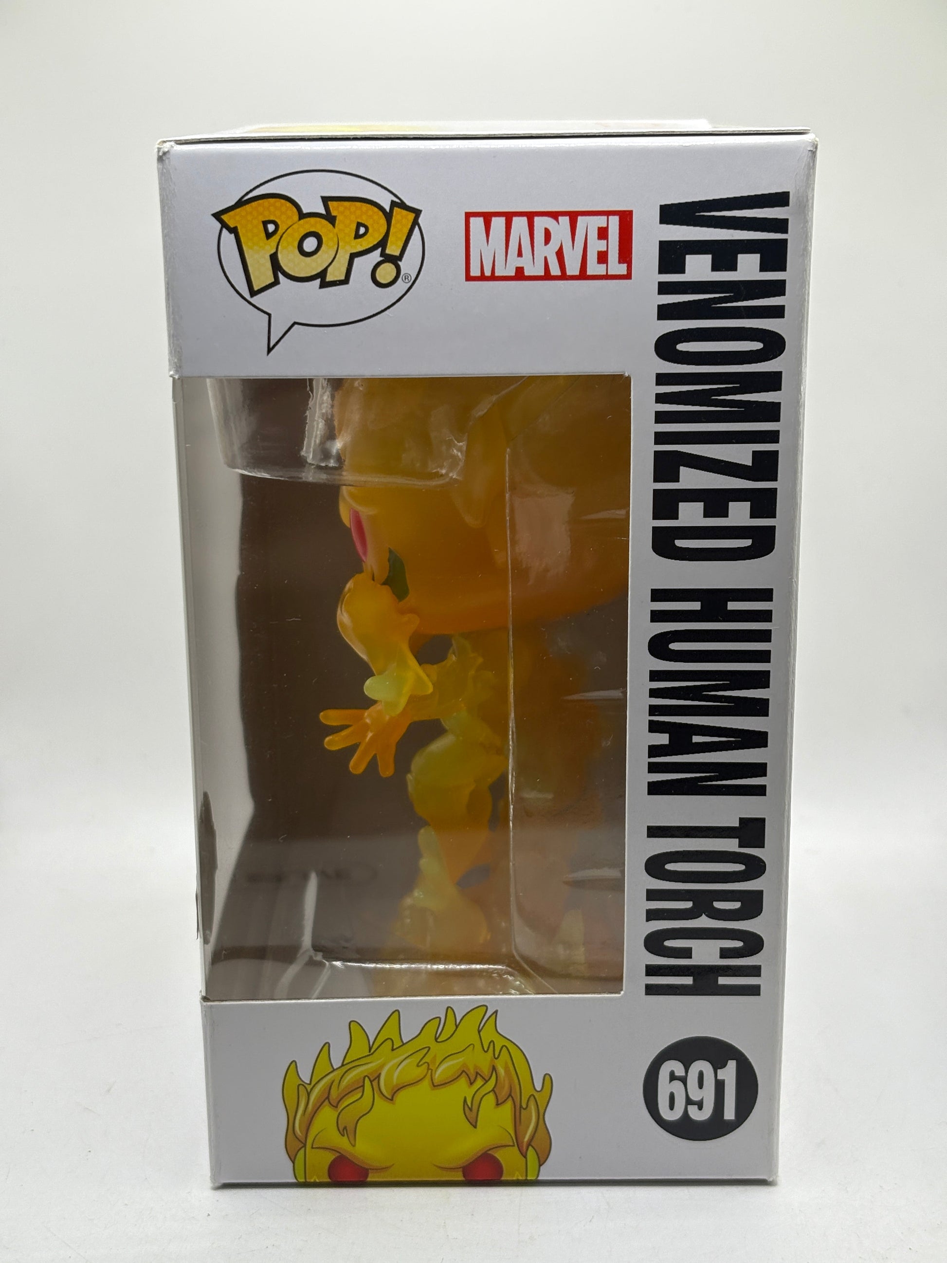 Funko POP! Marvel Venom #691 Venomized Human Torch Special Edition image 2
