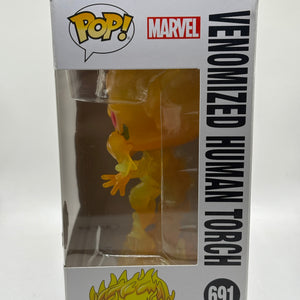 Funko POP! Marvel Venom #691 Venomized Human Torch Special Edition image 2