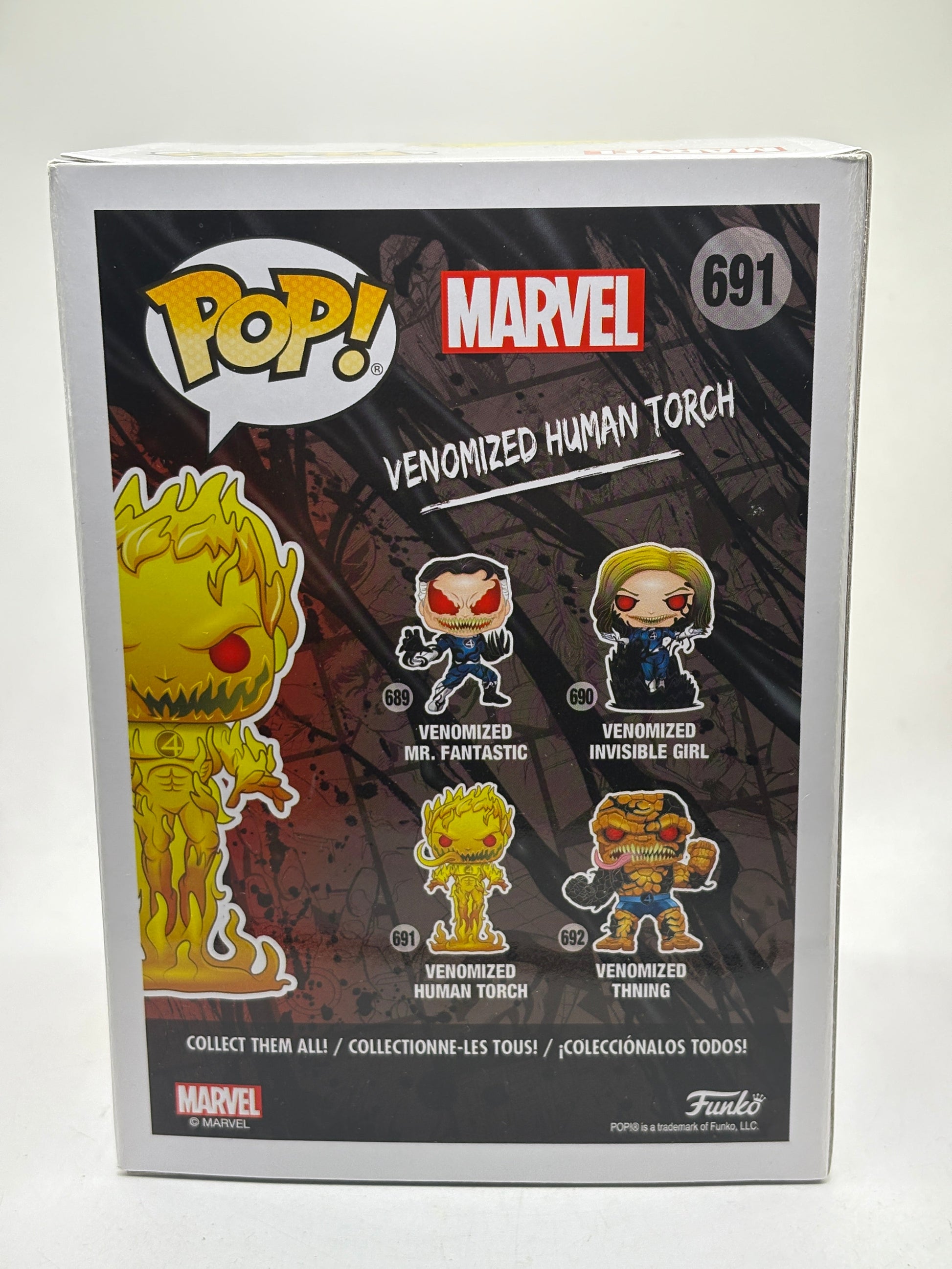Funko POP! Marvel Venom #691 Venomized Human Torch Special Edition image 3