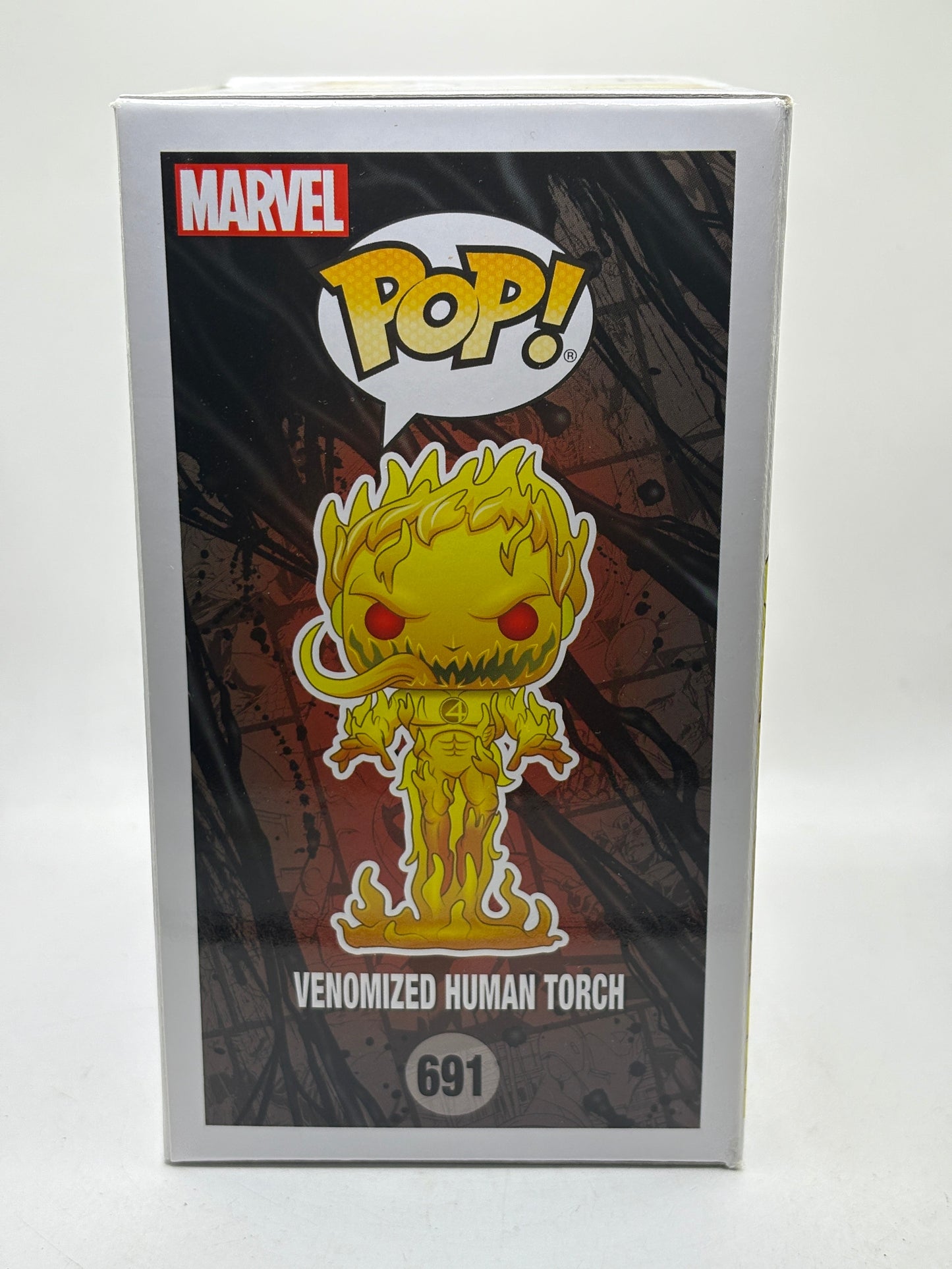 Funko POP! Marvel Venom #691 Venomized Human Torch Special Edition image 4