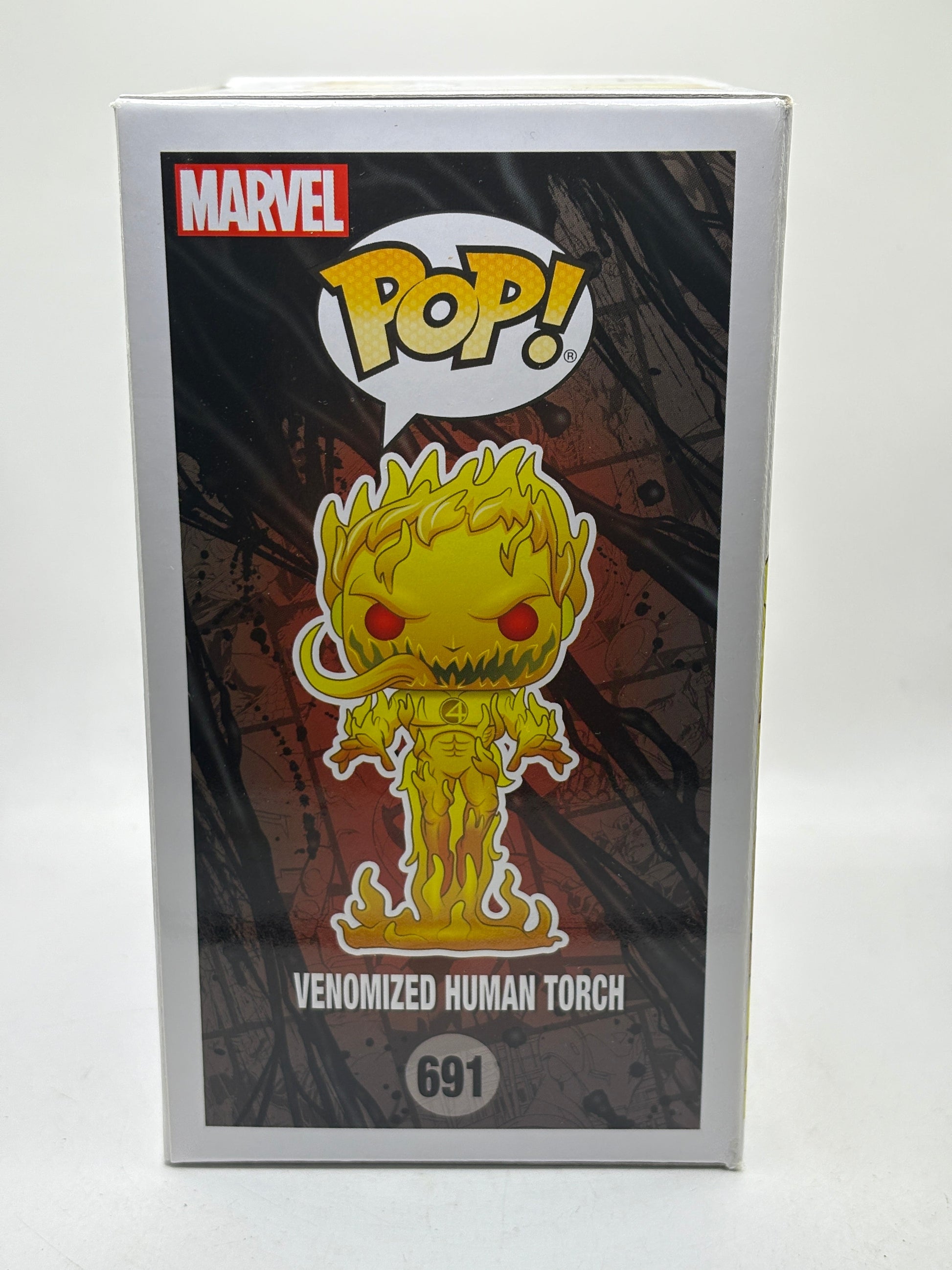 Funko POP! Marvel Venom #691 Venomized Human Torch Special Edition image 4