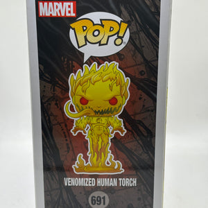 Funko POP! Marvel Venom #691 Venomized Human Torch Special Edition image 4