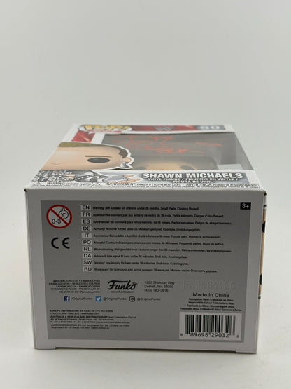 Funko POP! WWE #50 Shawn Michaels Vinyl Figure Signed With Photo COa FRENLY BRICKS - Open 7 Days
