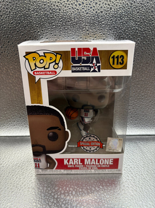 Funko Pop! NBA Basketball #113 Karl Malone Dream Team USA SE FRENLY BRICKS - Open 7 Days