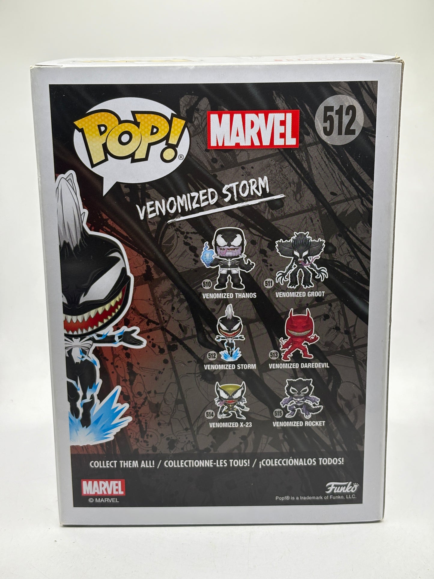 Funko POP! Marvel Venom #512 Venomized Storm Glow Popcultcha Exclusive image 3