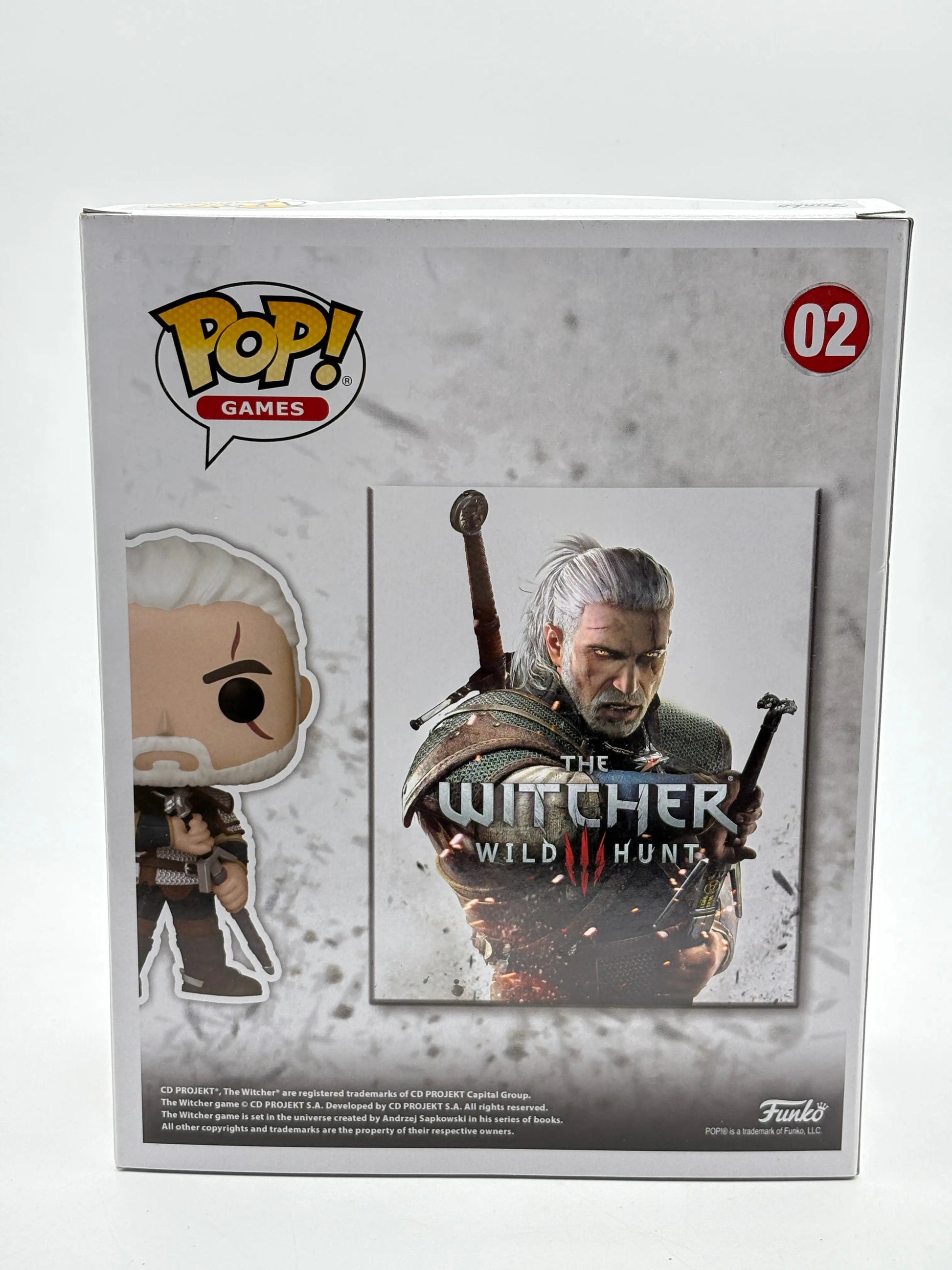 Funko POP! Games The Witcher Wild Hunt #02 Geralt Special Edition FRENLY BRICKS - Open 7 Days