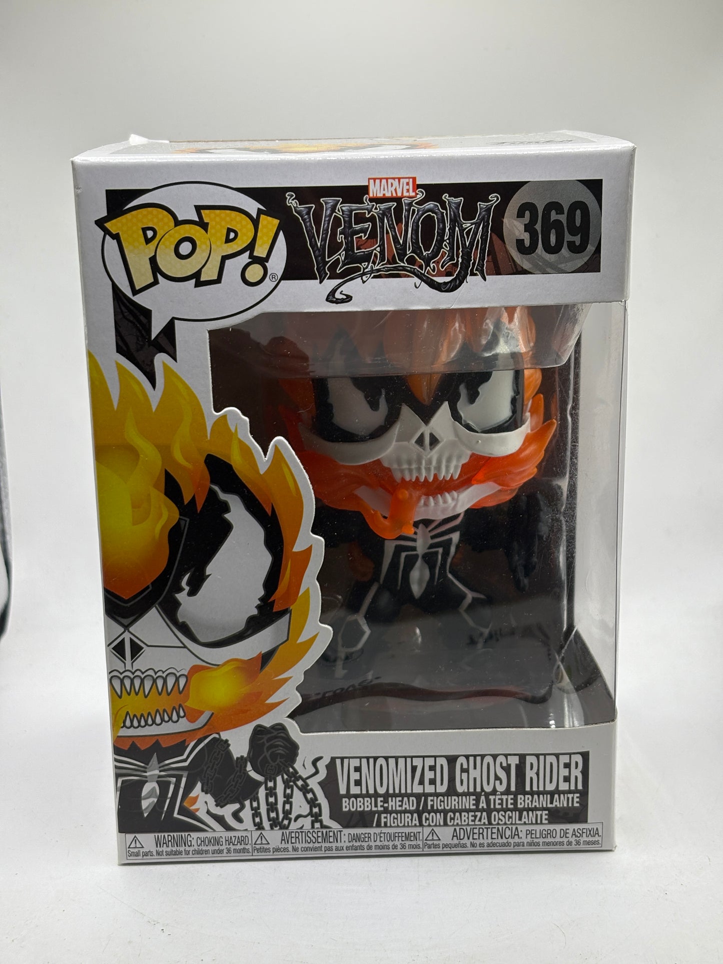 Funko POP! Marvel Venom #369 Venomized Ghost Rider Bobblehead image 7