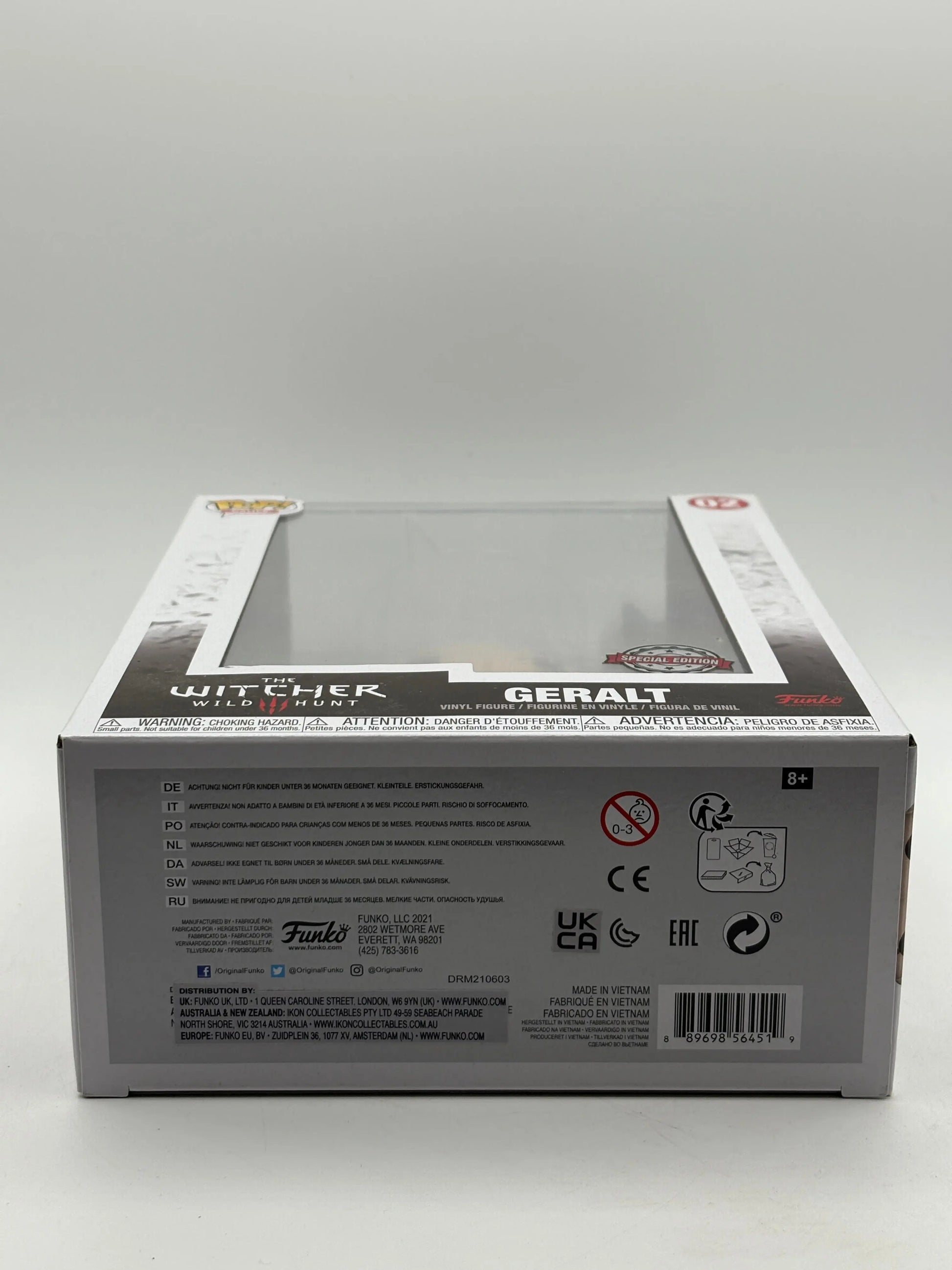 Funko POP! Games The Witcher Wild Hunt #02 Geralt Special Edition FRENLY BRICKS - Open 7 Days