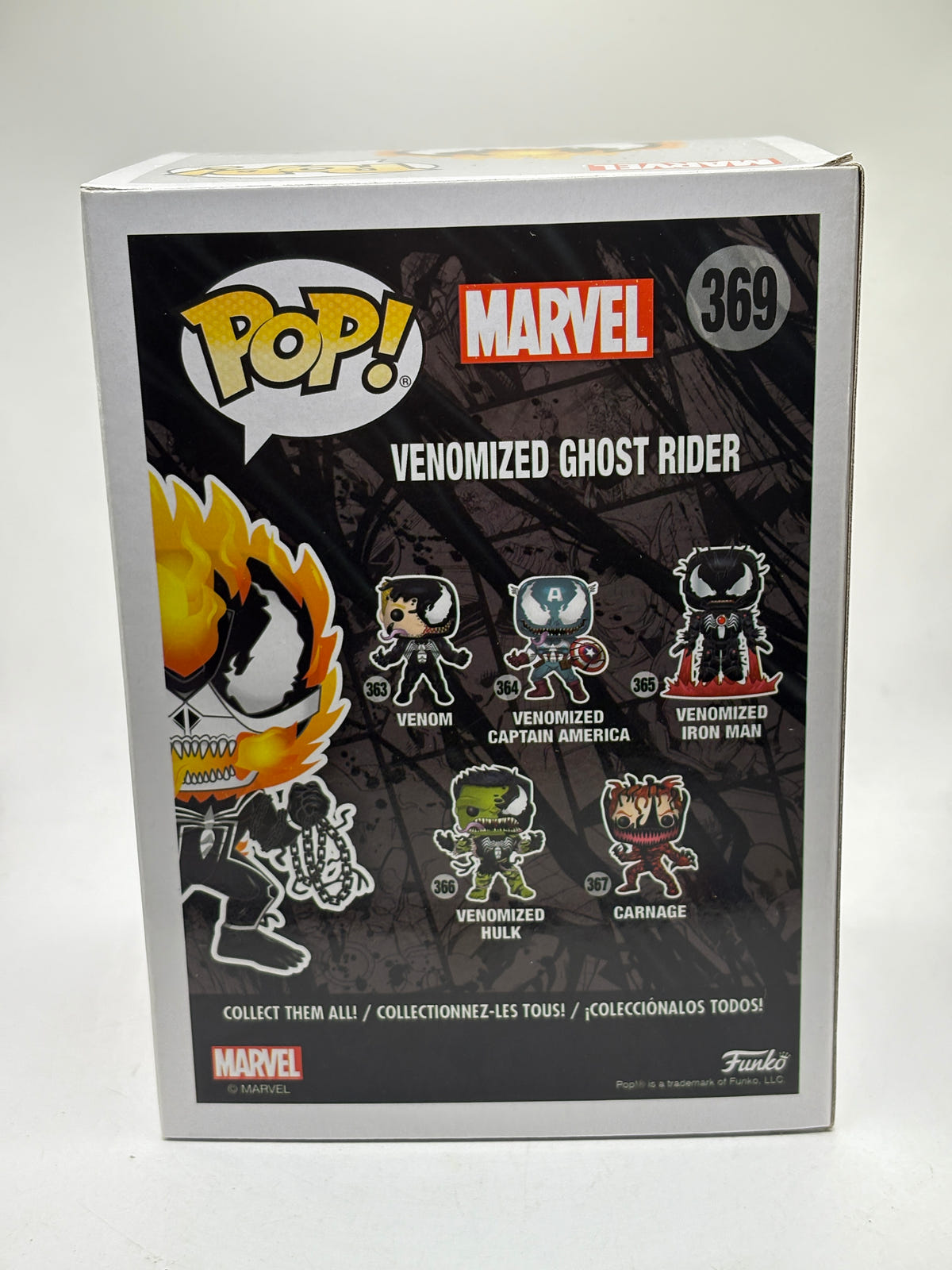 Funko POP! Marvel Venom #369 Venomized Ghost Rider Bobblehead image 9 image 9