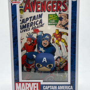 Funko POP! Comic Covers Marvel #27 Captain America FRENLY BRICKS - Open 7 Days