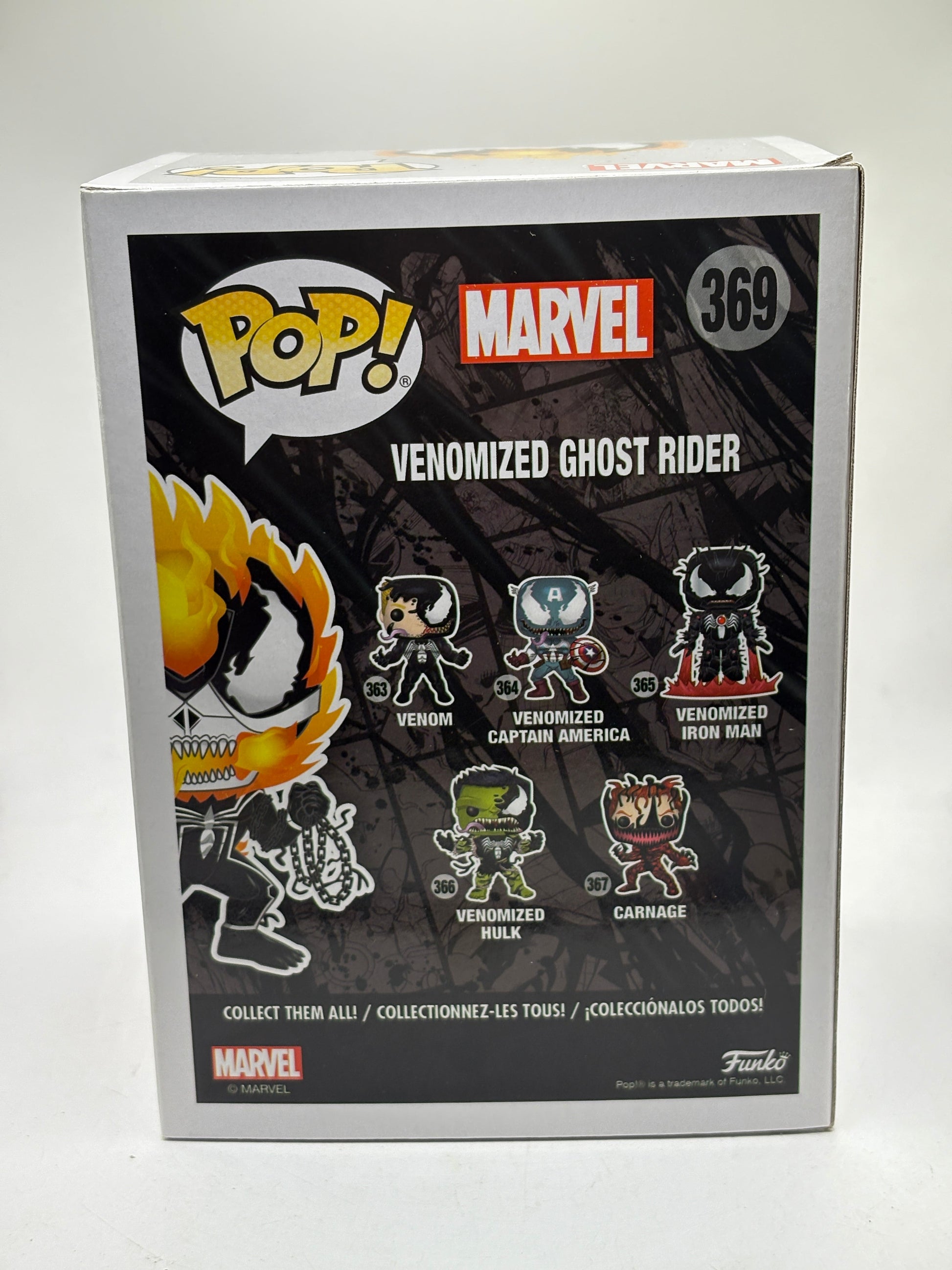 Funko POP! Marvel Venom #369 Venomized Ghost Rider Bobblehead image 3
