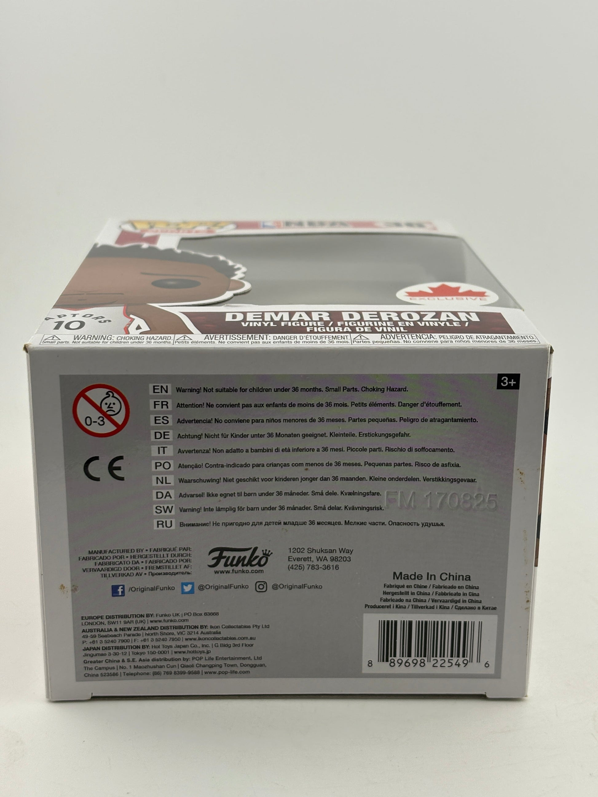 Funko POP! Sports NBA #36 Demar Derozan Canada Exclusive Vinyl Figure FRENLY BRICKS - Open 7 Days