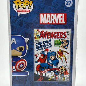 Funko POP! Comic Covers Marvel #27 Captain America FRENLY BRICKS - Open 7 Days