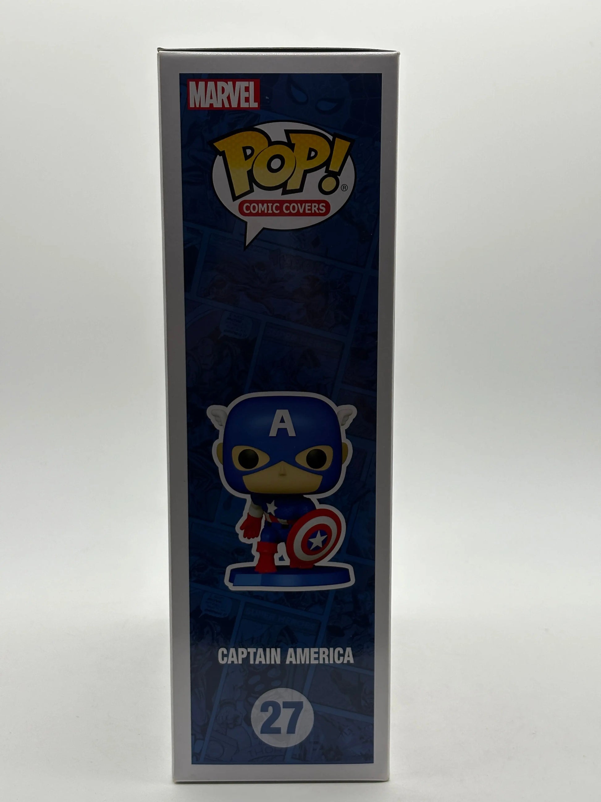 Funko POP! Comic Covers Marvel #27 Captain America FRENLY BRICKS - Open 7 Days