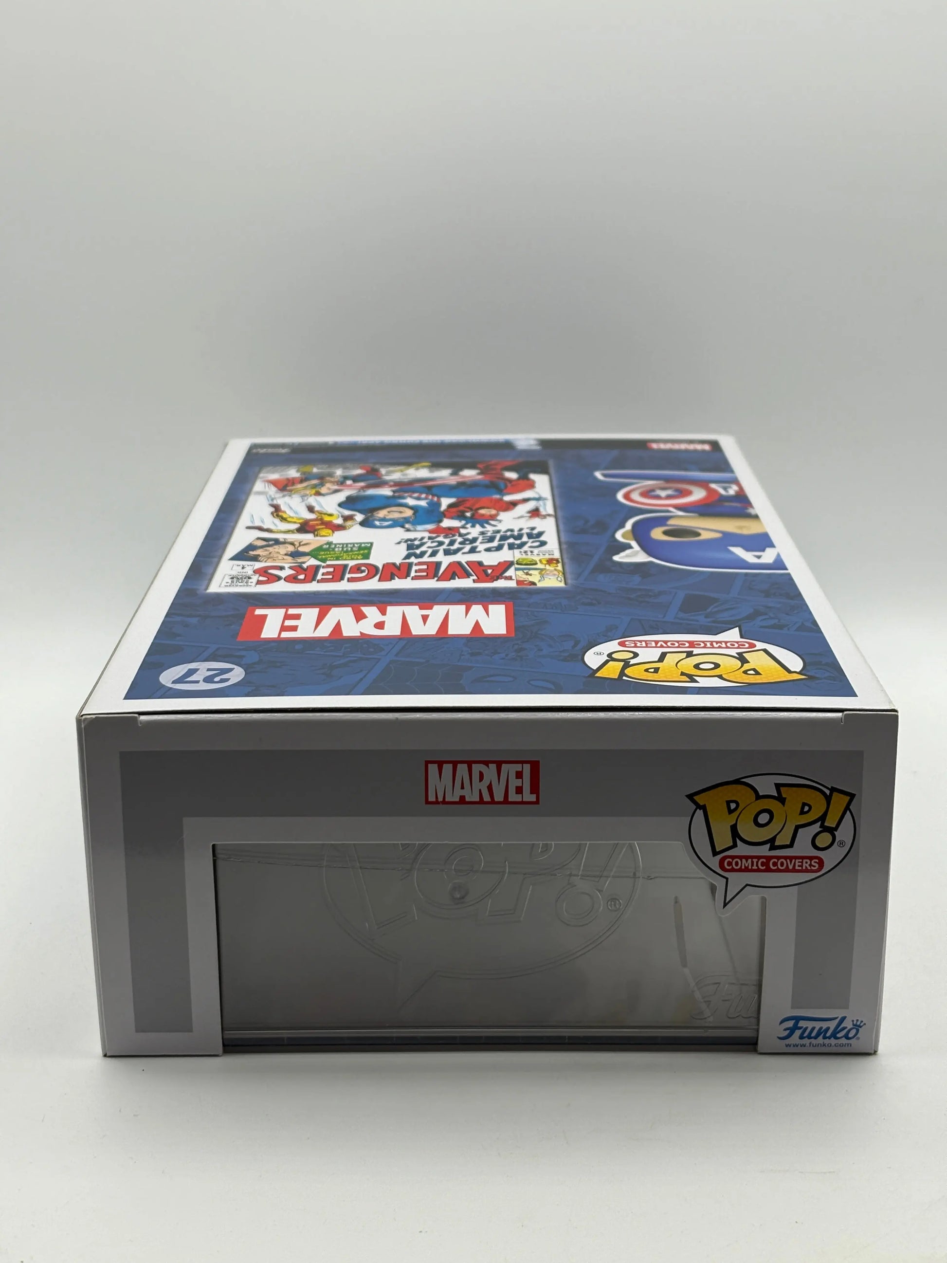 Funko POP! Comic Covers Marvel #27 Captain America FRENLY BRICKS - Open 7 Days