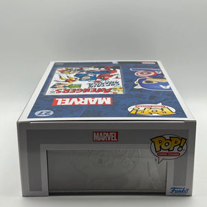 Funko POP! Comic Covers Marvel #27 Captain America FRENLY BRICKS - Open 7 Days