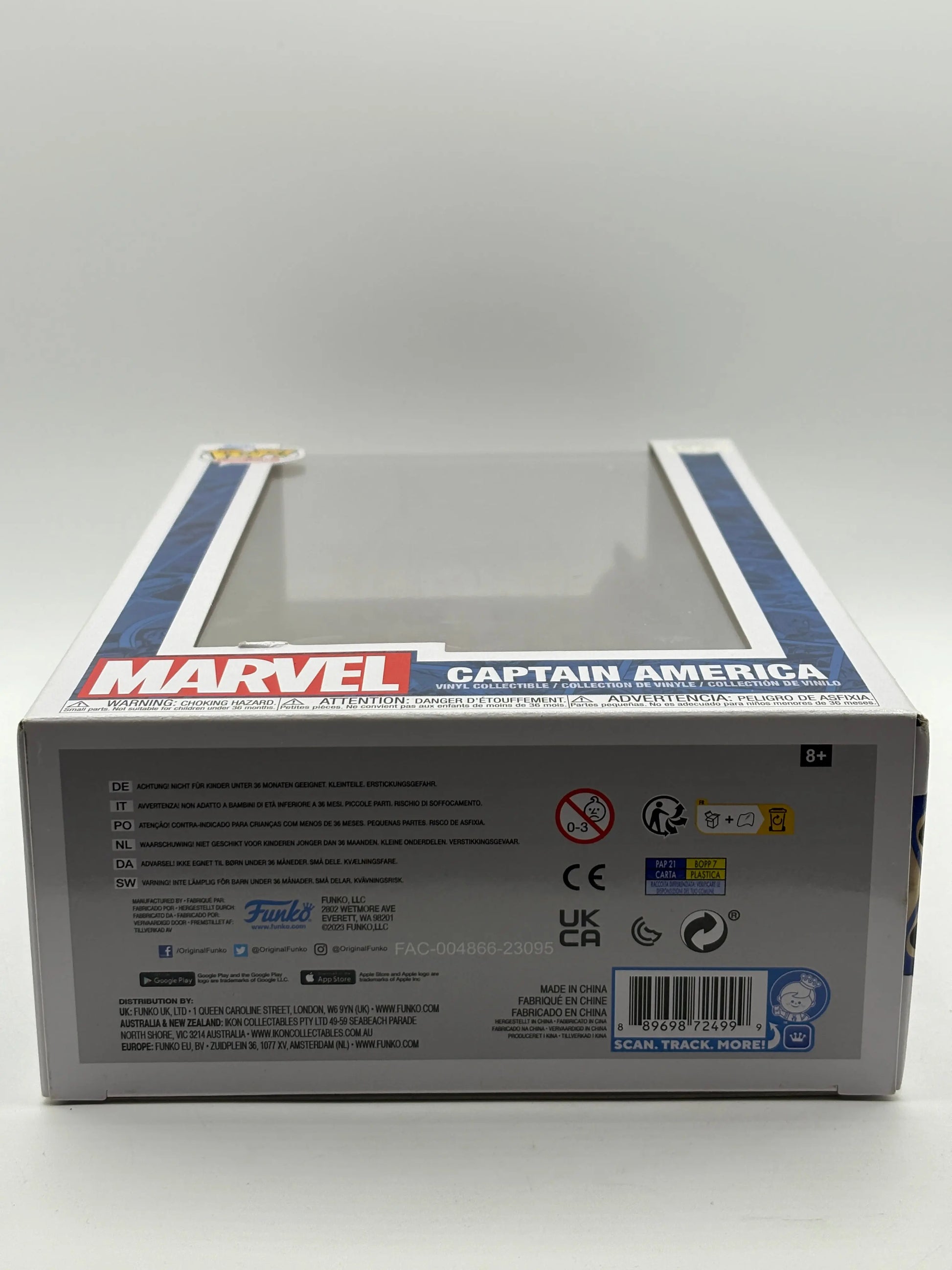 Funko POP! Comic Covers Marvel #27 Captain America FRENLY BRICKS - Open 7 Days