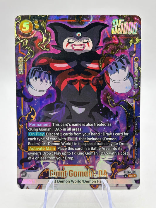 Dragon Ball Super Fusion World - Giant Gomah : DA FB07-083 SR Alt Art FRENLY BRICKS - Open 7 Days