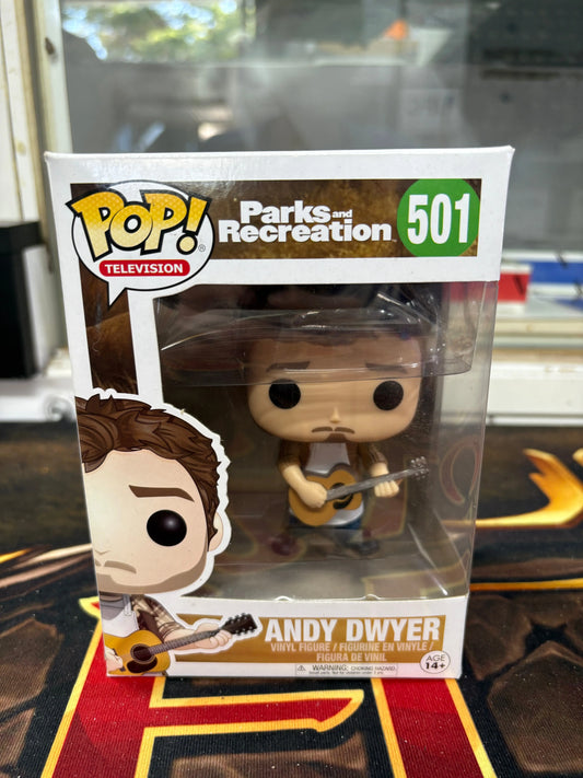 Funko Pop Parks And Recreation Andy Dwyer #501 FRENLY BRICKS - Open 7 Days