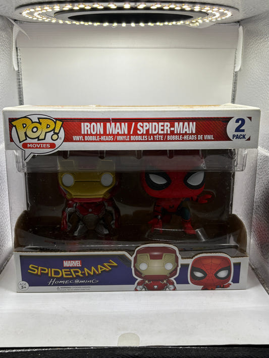 Funko POP! Movies Spider-Man Homecoming 2 Pack Iron Man / Spider-Man product image
