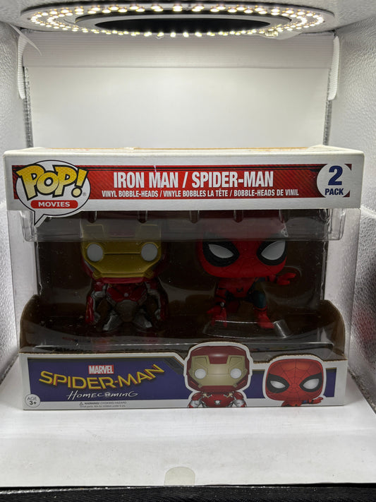 Funko POP! Movies Spider-Man Homecoming 2 Pack Iron Man / Spider-Man product image