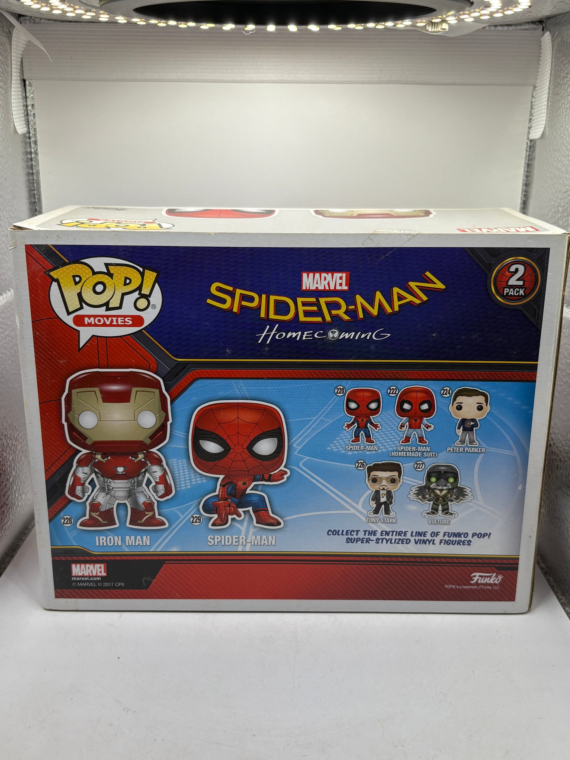 Funko POP! Movies Spider-Man Homecoming 2 Pack Iron Man / Spider-Man image 4