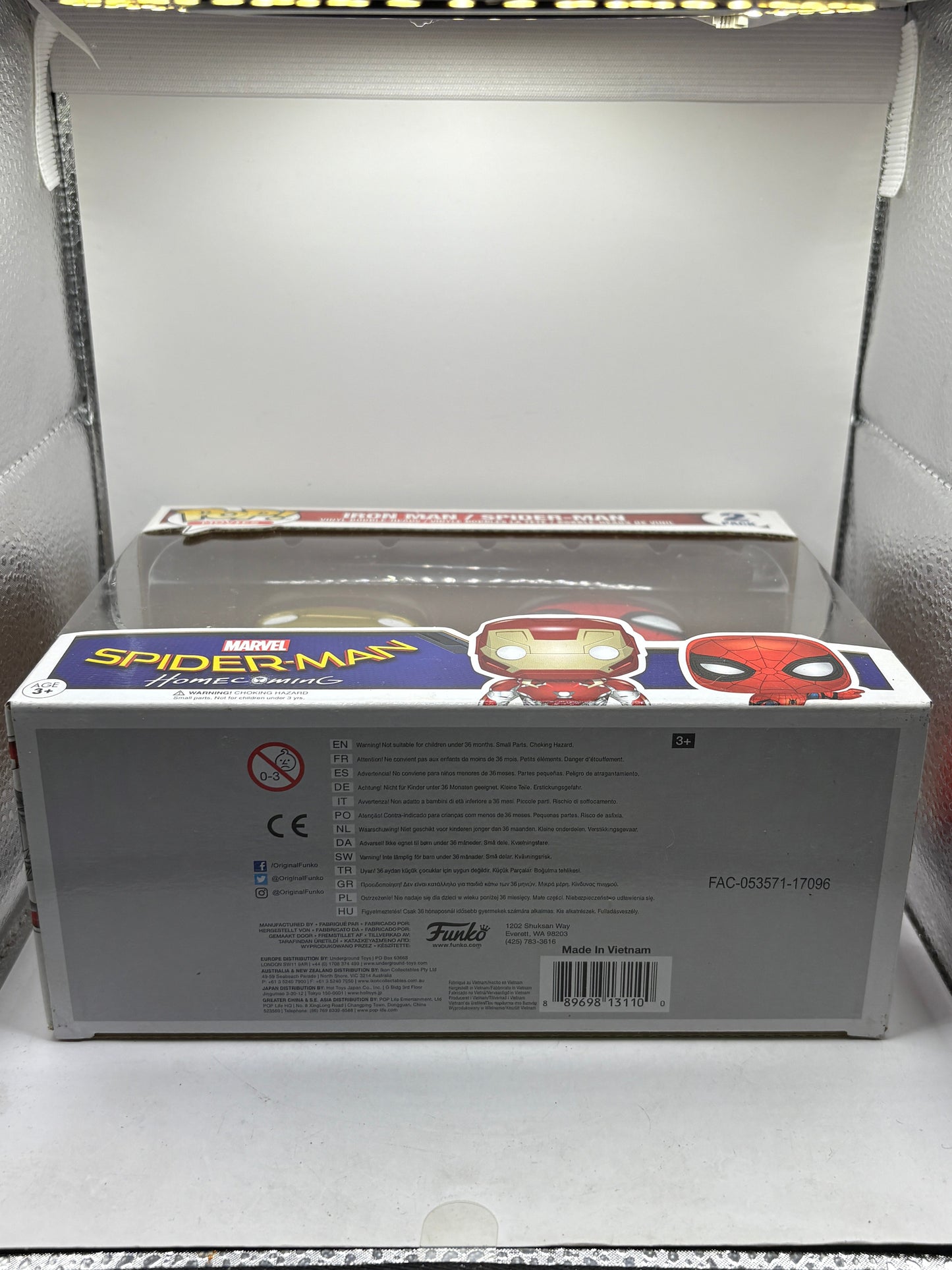 Funko POP! Movies Spider-Man Homecoming 2 Pack Iron Man / Spider-Man image 6