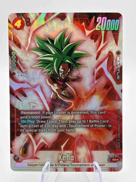 Dragon Ball Super Fusion World - Kefla FB02-013 SR Alt Art FRENLY BRICKS - Open 7 Days