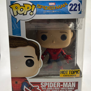 Funko POP! Marvel Spider-Man #221 Spider-Man Hot Topic Exclusive Vinyl Bobble-He product image