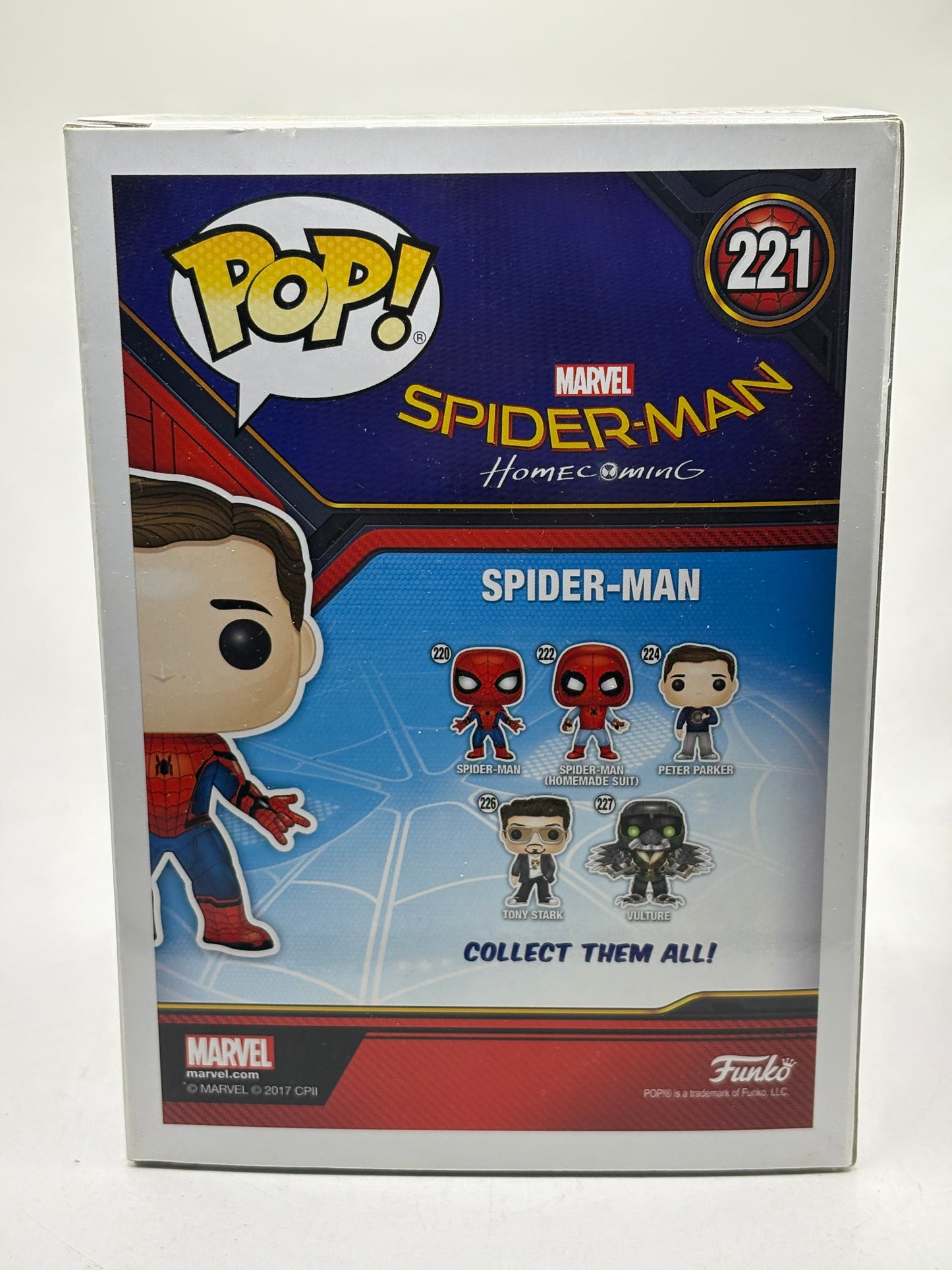 Funko POP! Marvel Spider-Man #221 Spider-Man Hot Topic Exclusive Vinyl Bobble-He image 3