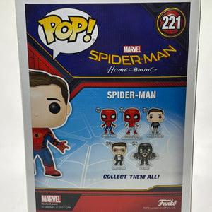 Funko POP! Marvel Spider-Man #221 Spider-Man Hot Topic Exclusive Vinyl Bobble-He image 3