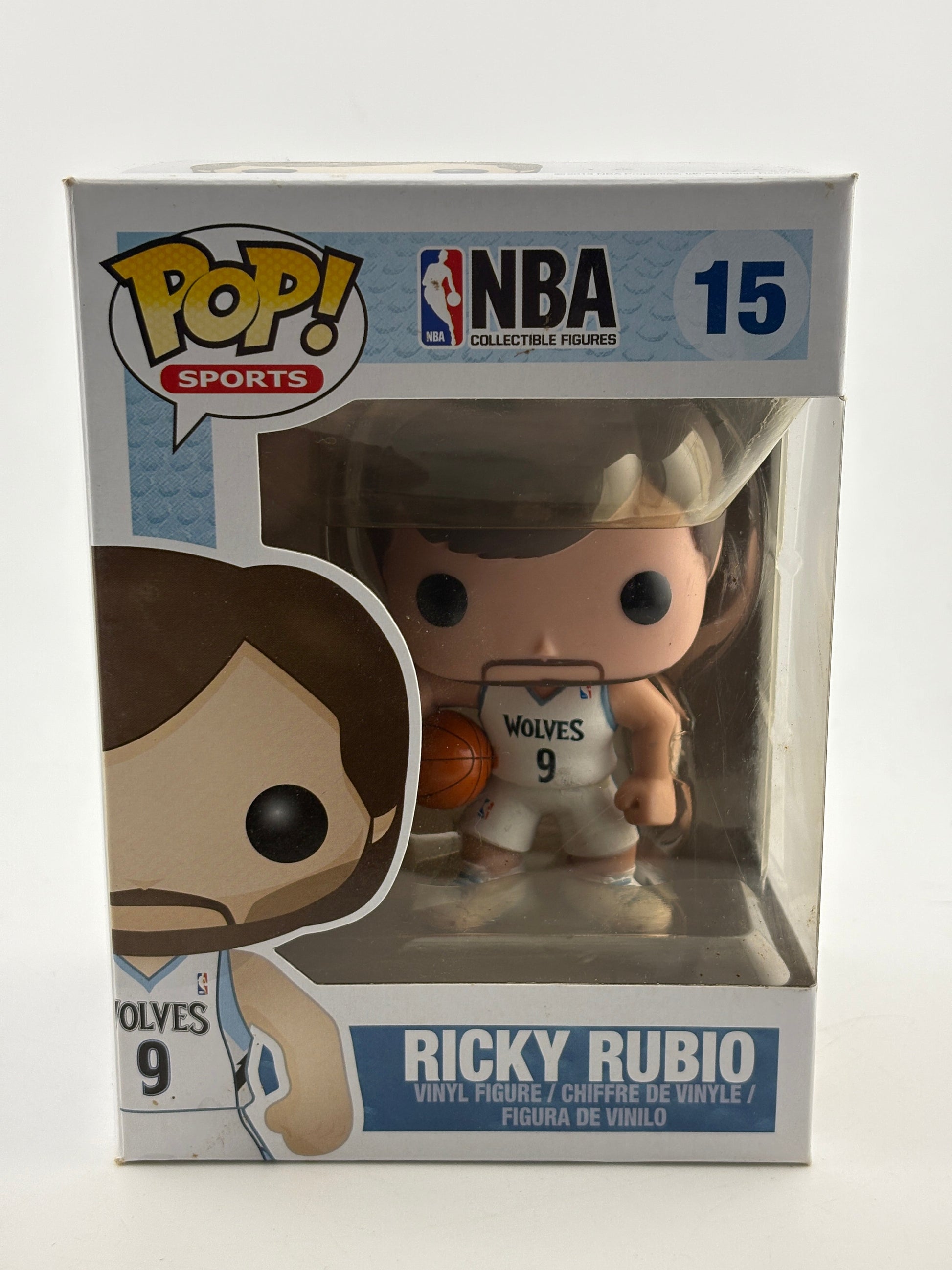 Funko POP! Sports NBA #15 Ricky Rubio Vinyl Figure FRENLY BRICKS - Open 7 Days