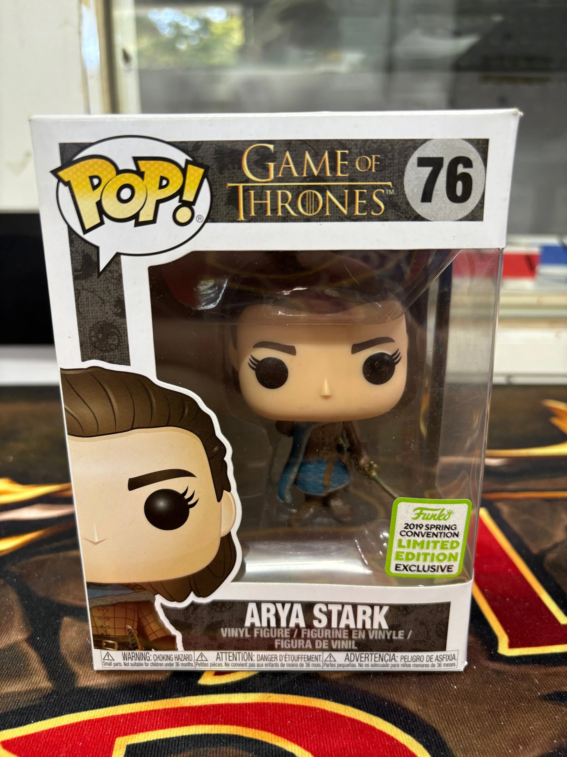 Funko Pop! Game Of Thrones Arya Stark #76 2019 Spring Convention Exclusive FRENLY BRICKS - Open 7 Days