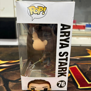 Funko Pop! Game Of Thrones Arya Stark #76 2019 Spring Convention Exclusive FRENLY BRICKS - Open 7 Days