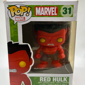 Funko POP! Marvel Marvel #31 Red Hulk *box damage see photos* FRENLY BRICKS - Open 7 Days
