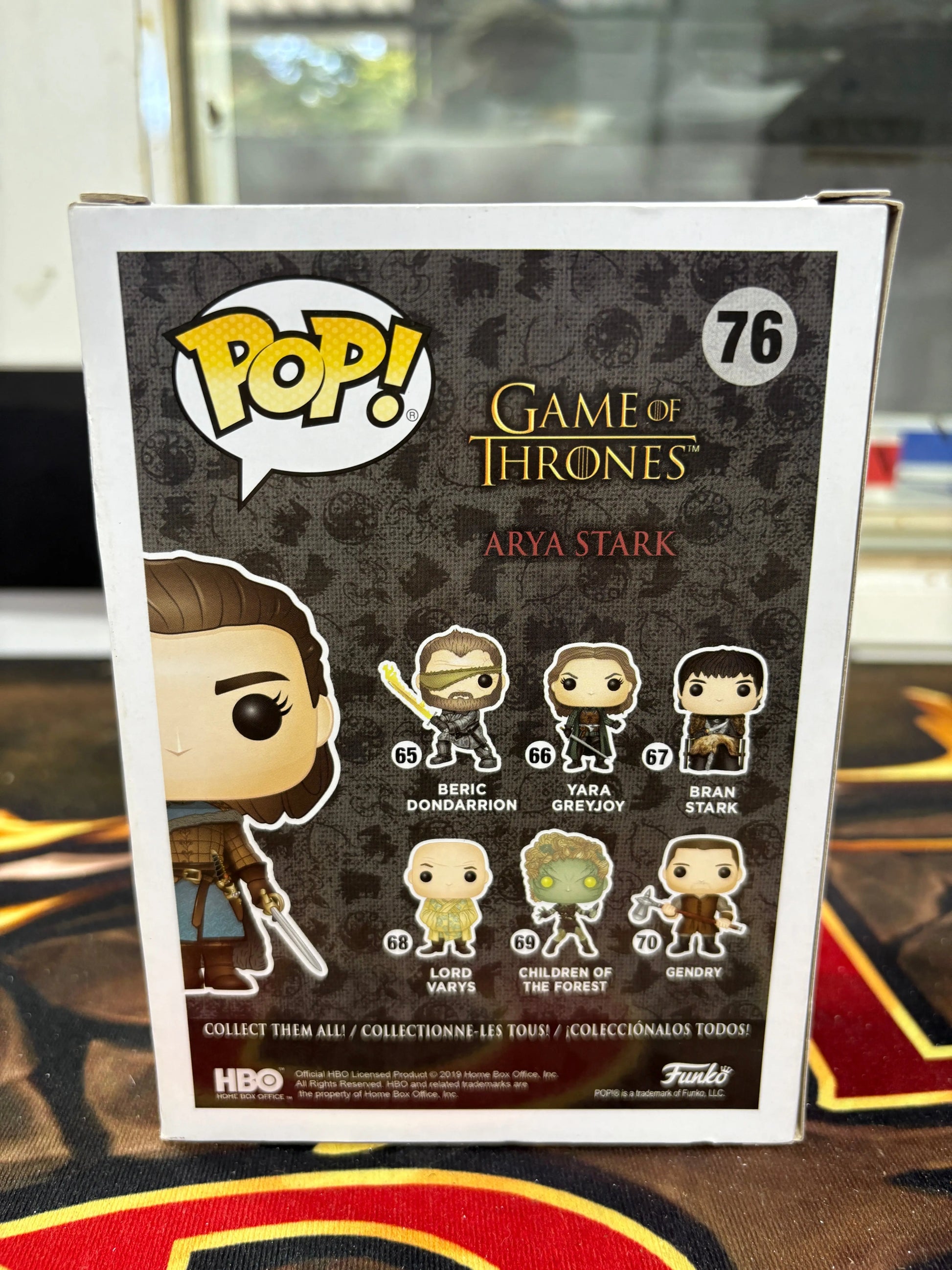 Funko Pop! Game Of Thrones Arya Stark #76 2019 Spring Convention Exclusive FRENLY BRICKS - Open 7 Days