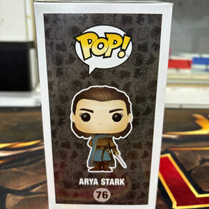 Funko Pop! Game Of Thrones Arya Stark #76 2019 Spring Convention Exclusive FRENLY BRICKS - Open 7 Days