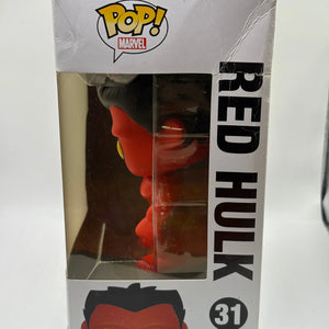 Funko POP! Marvel Marvel #31 Red Hulk *box damage see photos* FRENLY BRICKS - Open 7 Days