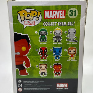 Funko POP! Marvel Marvel #31 Red Hulk *box damage see photos* FRENLY BRICKS - Open 7 Days