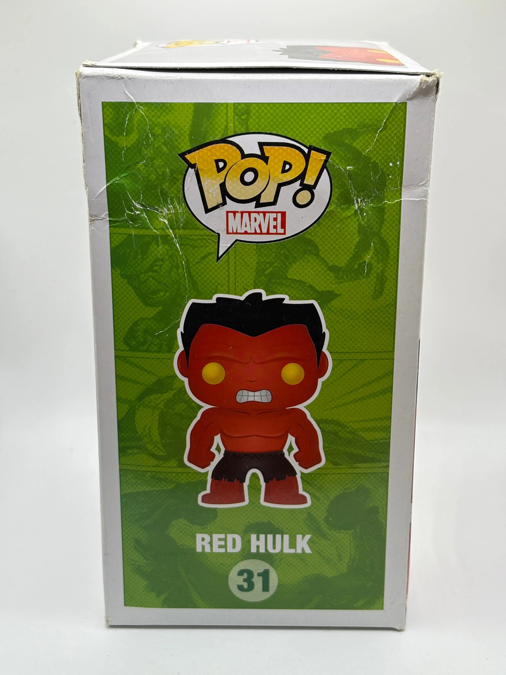Funko POP! Marvel Marvel #31 Red Hulk *box damage see photos* FRENLY BRICKS - Open 7 Days
