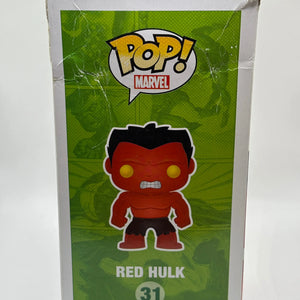 Funko POP! Marvel Marvel #31 Red Hulk *box damage see photos* FRENLY BRICKS - Open 7 Days