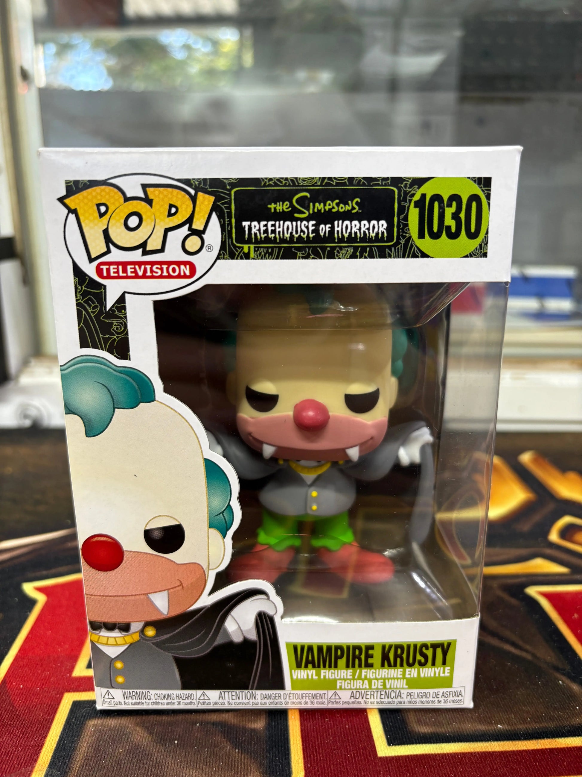 Funko Pop! Vinyl: The Simpsons - Vampire Krusty #1030 FRENLY BRICKS - Open 7 Days