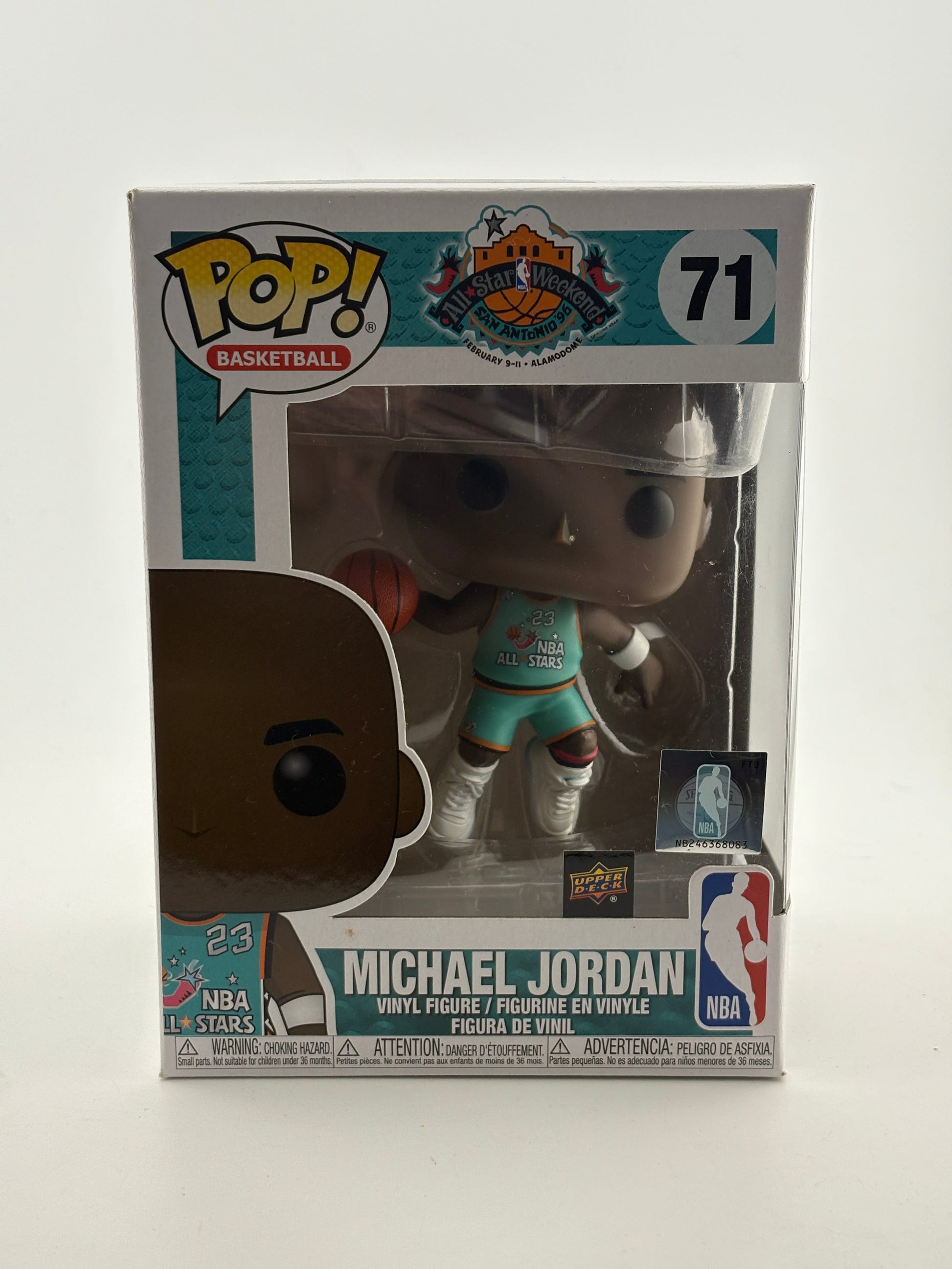 Funko POP! Basketball NBA All Star #71 Michael Jordan Upper Deck FRENLY BRICKS - Open 7 Days image 1
