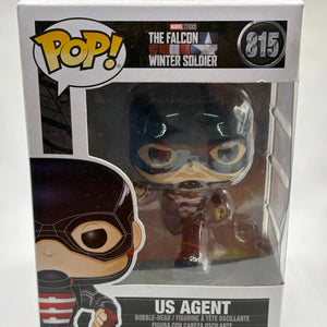 Funko POP! Marvel The Falcon and the Winter Soldier #815 US Agent FRENLY BRICKS - Open 7 Days