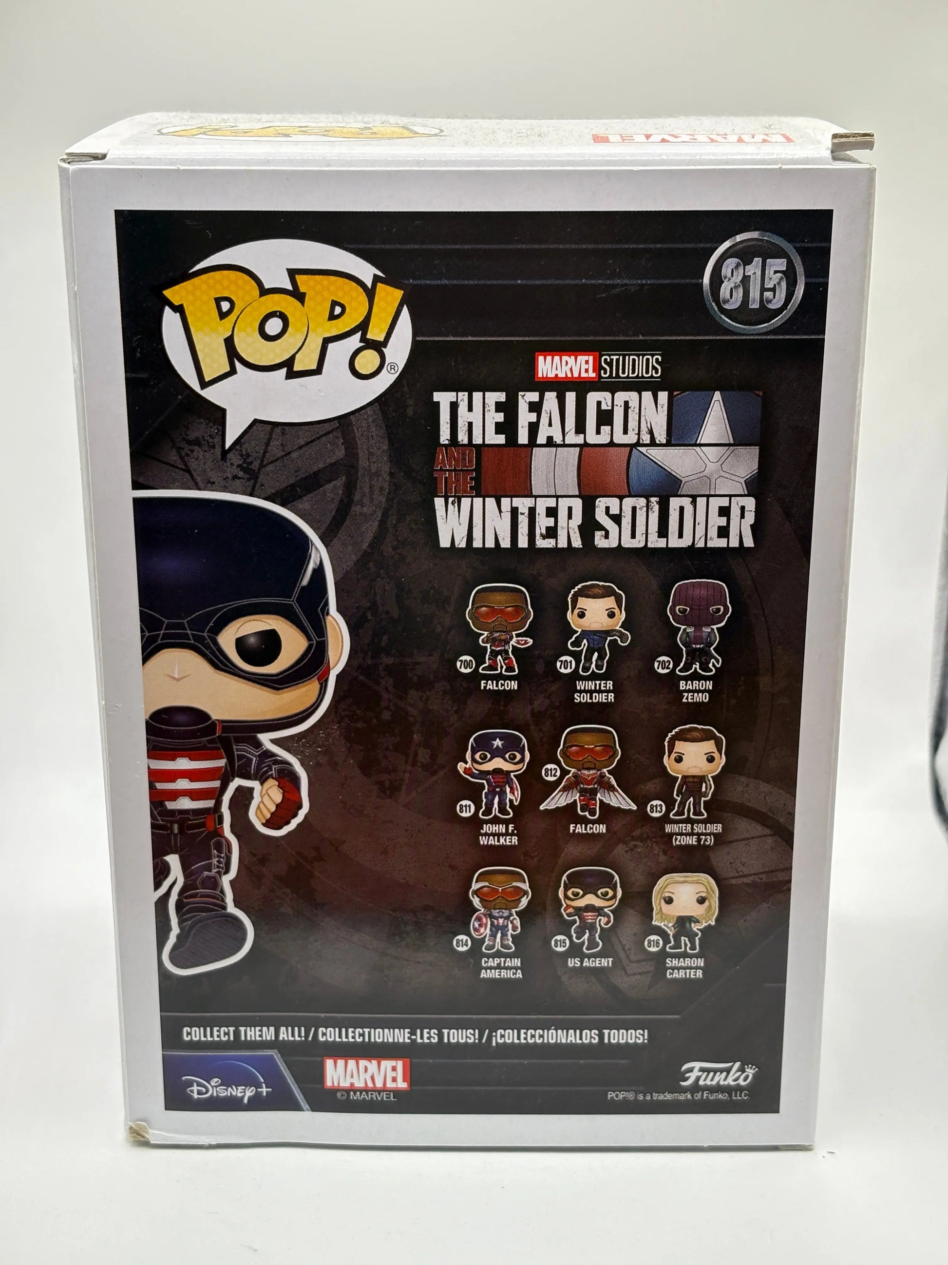 Funko POP! Marvel The Falcon and the Winter Soldier #815 US Agent FRENLY BRICKS - Open 7 Days